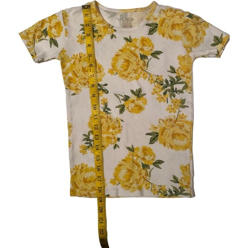 PLACE Yellow Roses Girl’s Undershirt Size 12 Cotton The Childrens Place - Picture 5 of 11