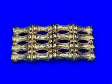 Skeleton Bars - Two Piece Interconnecting Vintage Belt Buckle By Paquette