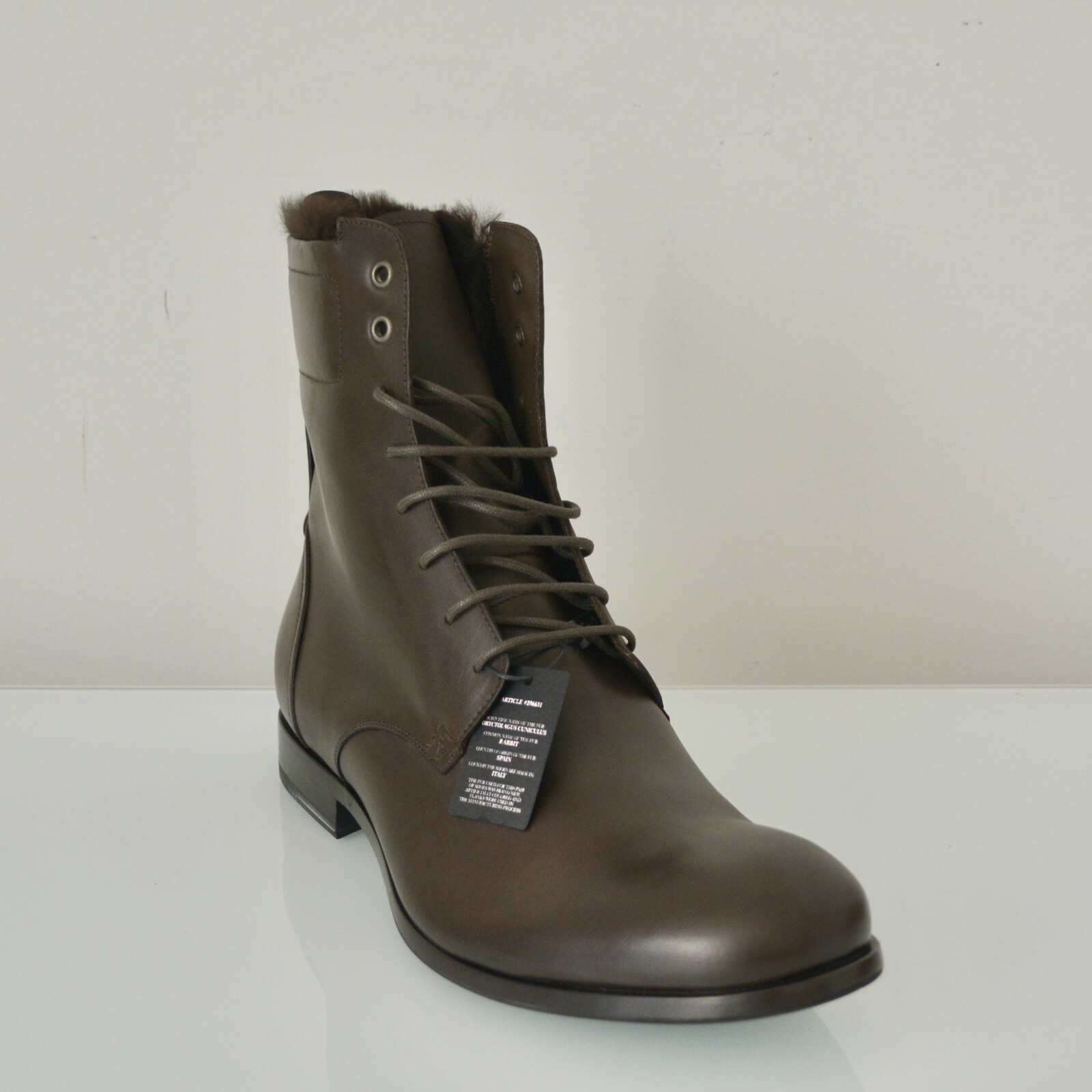 NUOVI $1395 YVES SAINT LAURENT YSL STIVALI NOLITA IN PELLE SCARPE TAGLIA US 12 5 EU 45 5