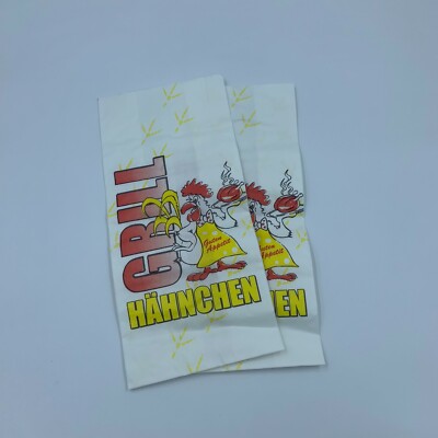 500 Warmhaltebeutel Broiler Hähnchenbeutel Hähnchentüte 2-lagig für 1/1 Hähnchen