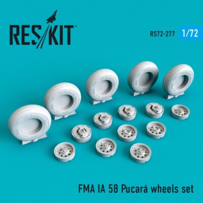 1/72 Reskit RS72-0277 FMA IA 58 Pucará - wheels set