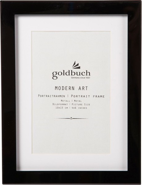 Goldbuch Fotorahmen Modern Art 10X15 Cm Schwarz-image