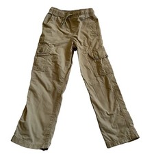 Boys URBAN PIPELINE Beige Khaki Tan Cargo Pants Size SMALL