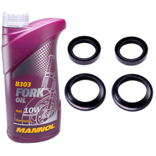 Gabelsimmerringe + ÖL Set für Yamaha WR 125...
