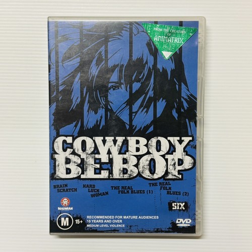 Cowboy Bebop Volume 6, DVD, 2000, Madman, PAL 4, Free Tracked Postage.