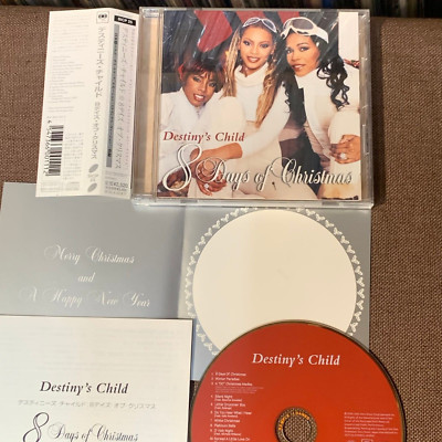 Promo DESTINY'S CHILD 8 Days Of Christmas JAPAN CD SICP25 w/ OBI +CHRISTMAS CARD