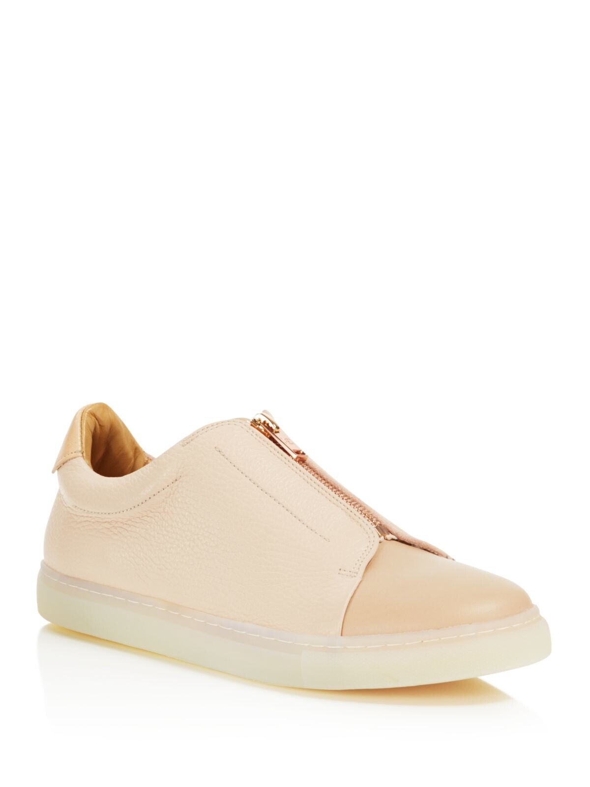 PARIS В ПАРИЖЕ Женские телесные коралловые и замшевые кроссовки из кожи Belleville 36