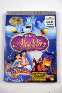 Brand New Sealed 04 Disney S Aladdin Special Edition 2 Dvd Platinum Edition Ebay