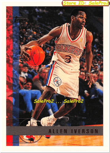 100++ ALLEN IVERSON NBA SINGLES ROOKIE INSERT GAME JERSEY SET LOT YOU PICK LIST - Picture 18 of 66