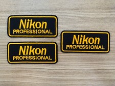 3pcs Nikon Professional camera technology photo Patches Embroidered or Iron On