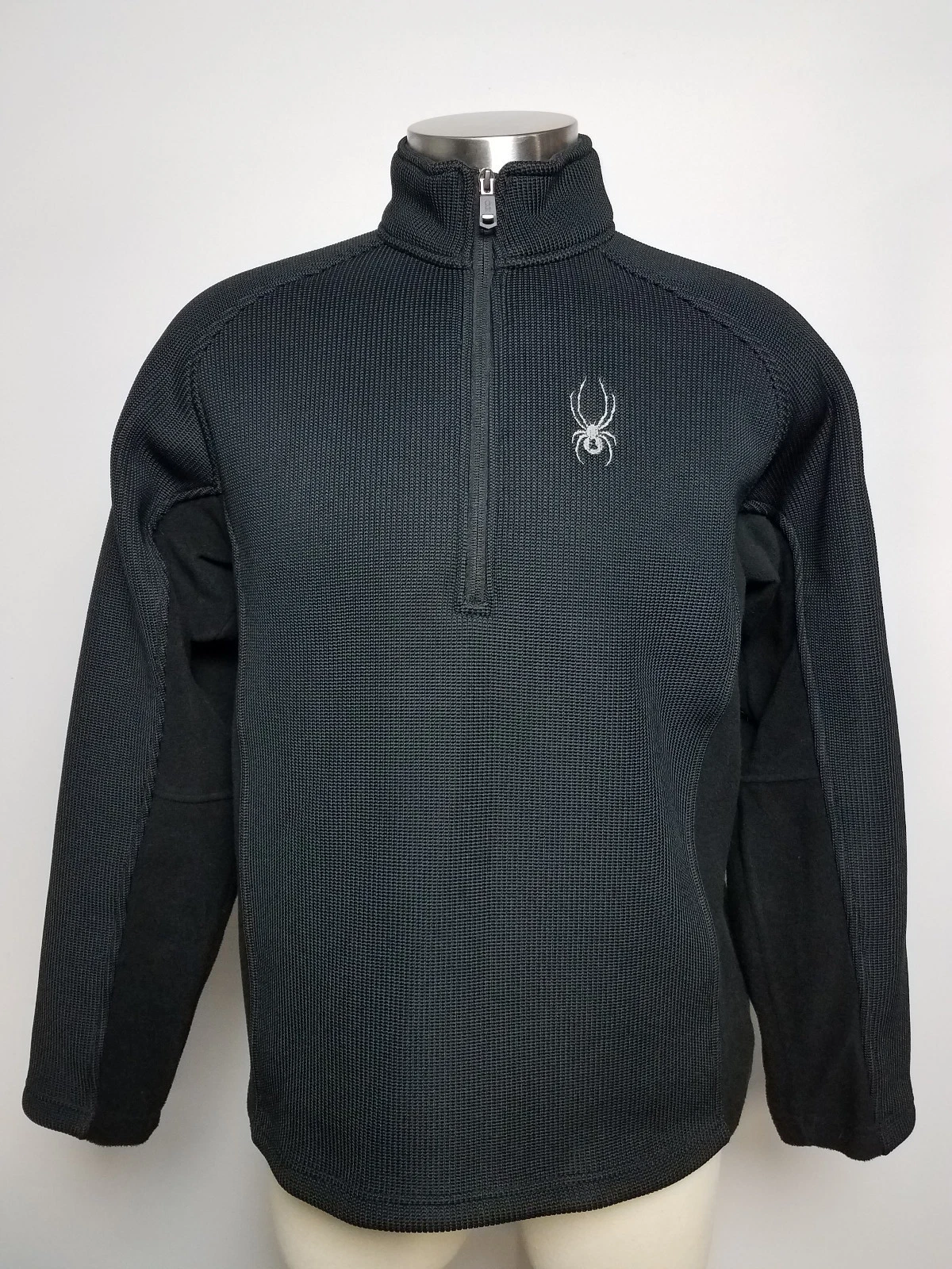 SPYDER Men's 1/2 Zip Outbound Mid Weight Long Sleeve Thick Fleece Jacket Sz M