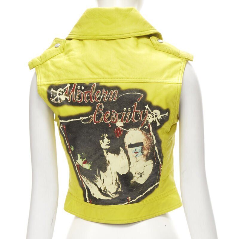 D&G DOLCE GABBANA Vintage 2001 yellow Modern Beauty rock D&G DOLCE GABBANA Vintage 2001 yellow Modern Beauty rock