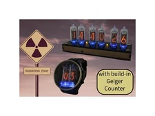Nixie tube clock and Geiger counter all in one, USB type C socket