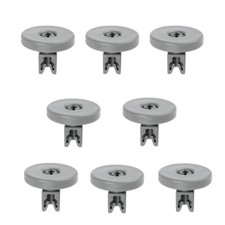 8 x Dishwasher Lower Basket Wheels For Zanussi ZDF102, DW909, DTI672 Roller