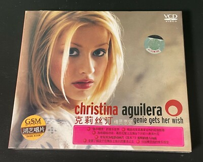 Christina Aguilera genie gets her wish China First Edition VIDEO CD VCD Sealed