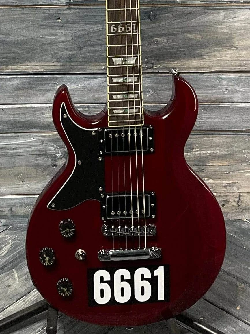 Schecter Left Handed ZV Custom Reissue Double Cut Electric Guitar