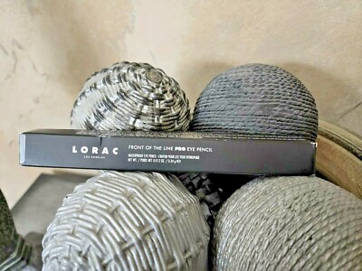 LORAC Front of the Line PRO Water-Resistant Pencil Eye Liner ''Charcoal'' FS NIB!