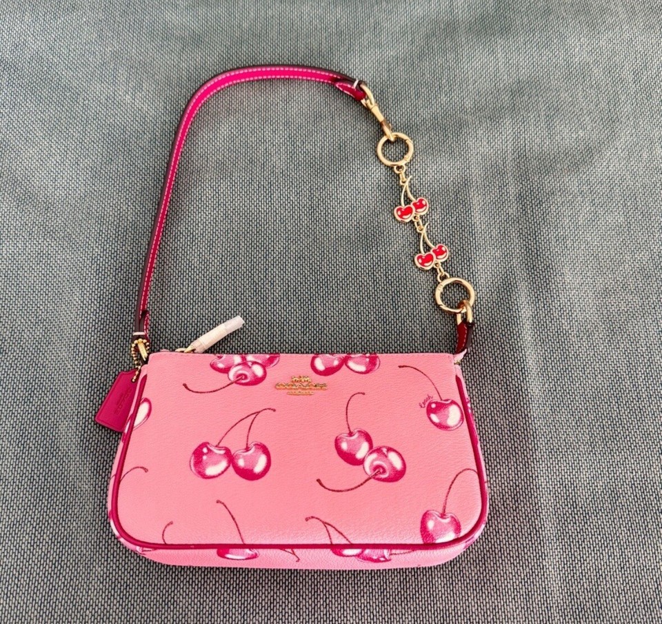 New Coach Nolita 19 with cherry print and cherry extender eBay