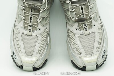 SALOMON ACS PRO USED SIZE 8 METAL GHOST GREY SILVER METALLIC