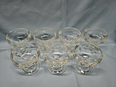 Vintage Federal Glass custard, sherbet, parfait, pudding cups