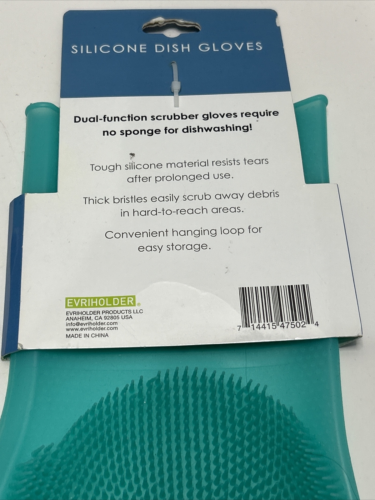 PAIR OF EVRIHOLDER SILICONE DISH GLOVES LEFT & RIGHT HAND! BRAND NEW!