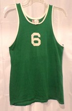 Vintage 1962 Seymour Basketball Jersey Green Southerland Uniforms Tx. Medium #6
