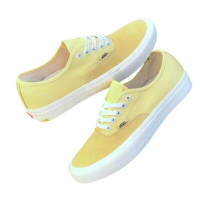 Vans Authentic Pro Pale Banana/Marshmallow Women's Skate Shoes Size 8 Men's 6.5