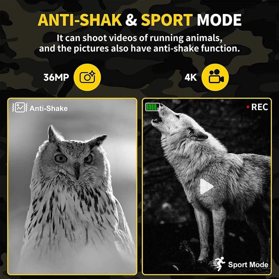 Night Vision Binoculars HD Zoom Optics Portable Telescope Hunting Outdoor Hiking - Image 4 of 4