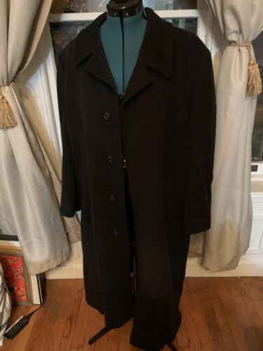 Cashmere Blend Overcoat 44R By Kasper Beautiful Condi… - Gem