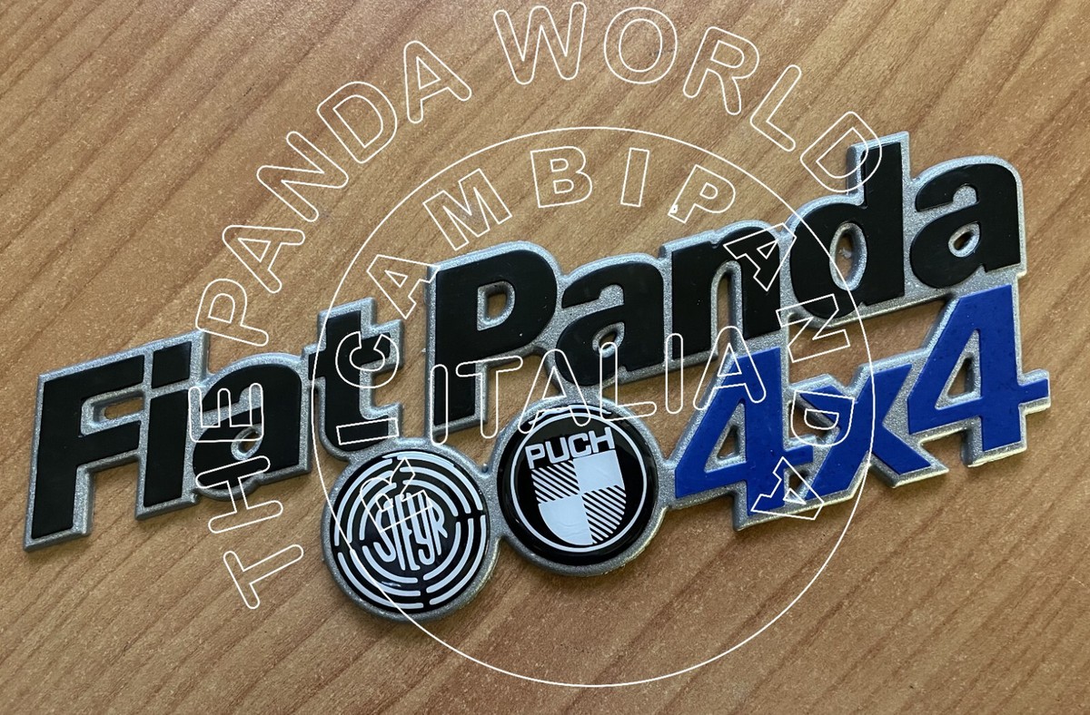 FIAT PANDA 4x4 OLD PRIMA SERIE TARGHETTA PRIMA SERIE BLU RICAMBIO