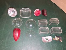 Lot de 14 pieces detachées anciens feux arrière  cabochon de vélo