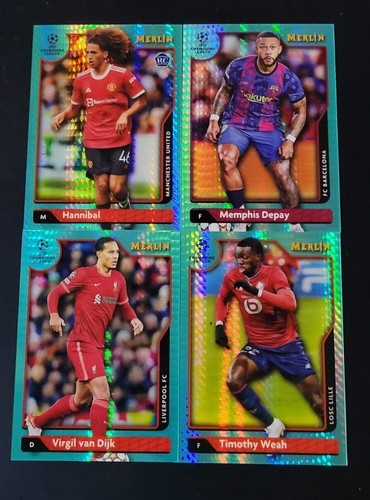 Dominik Szoboszlai [Green] #9 2021 Topps Merlin Chrome UEFA card