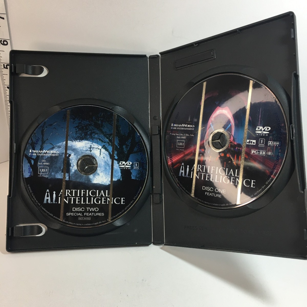 A.I. Artificial Intelligence (DVD, 2002, 2-Disc Set, Anamorphic | eBay