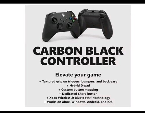 Controlador inalámbrico Microsoft Xbox Series X|S - negro carbón - Imagen 2 de 9