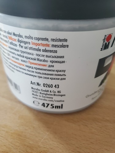 Marabu Magnet Farbe grau Acryl Grundierung wasserfest Wand Tafel Neu 475 ml 🟠10 - Bild 5 von 5