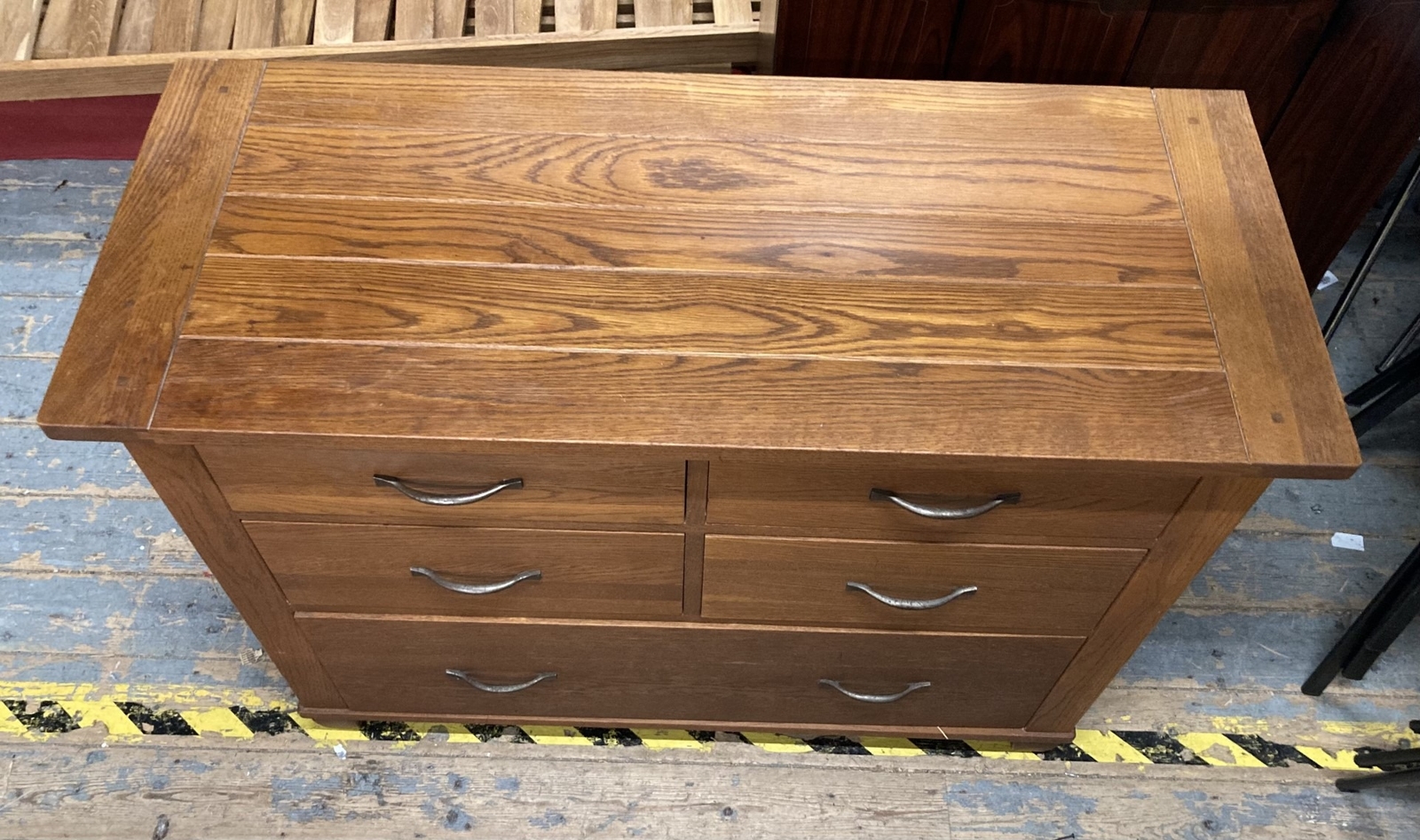MARKS AND SPENCER SOLID OAK CHEST OF DRAWERS CS C69 eBay