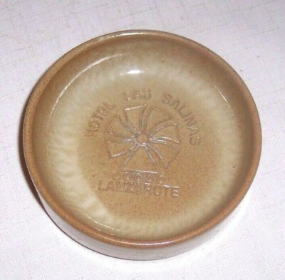 cigarette prices lanzarote Spain Isla de Lanzarote Costa Teguise Hotel Las Salinas CIGARETTE ASH TRAY  3 3/4