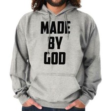 Christian Faith Made By God Jesus Christ Hoodie Hooded Sweatshirt Men Women