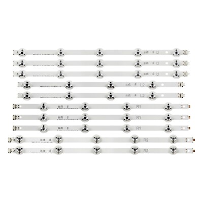 10pcs LED Backlight Strips For 42'' V14 Slim DRT Rev0.3 1 L1 R1 L2 R2 TH-42AS700Z