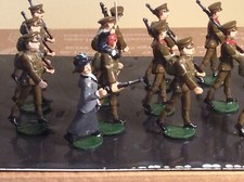 Toy Soldiers - WWI - ESERCITO IN MARCIA VERSO IL FRONTE U.K. metallo