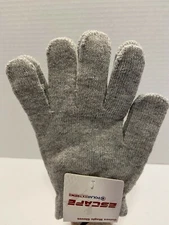 New Polar Extreme Adult Unisex One Size Multi Knit Stretch Magic Gloves Gray 
