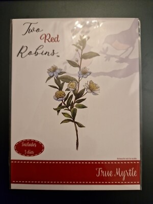 Highlight Crafts zwei rote Rotkehlchen ''True Myrtle'' Stanzschablone
