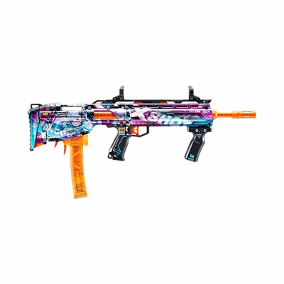ZURU X-Shot Skins Pro Performance Long Shot Dartblaster XSH4, 43m Reichweite