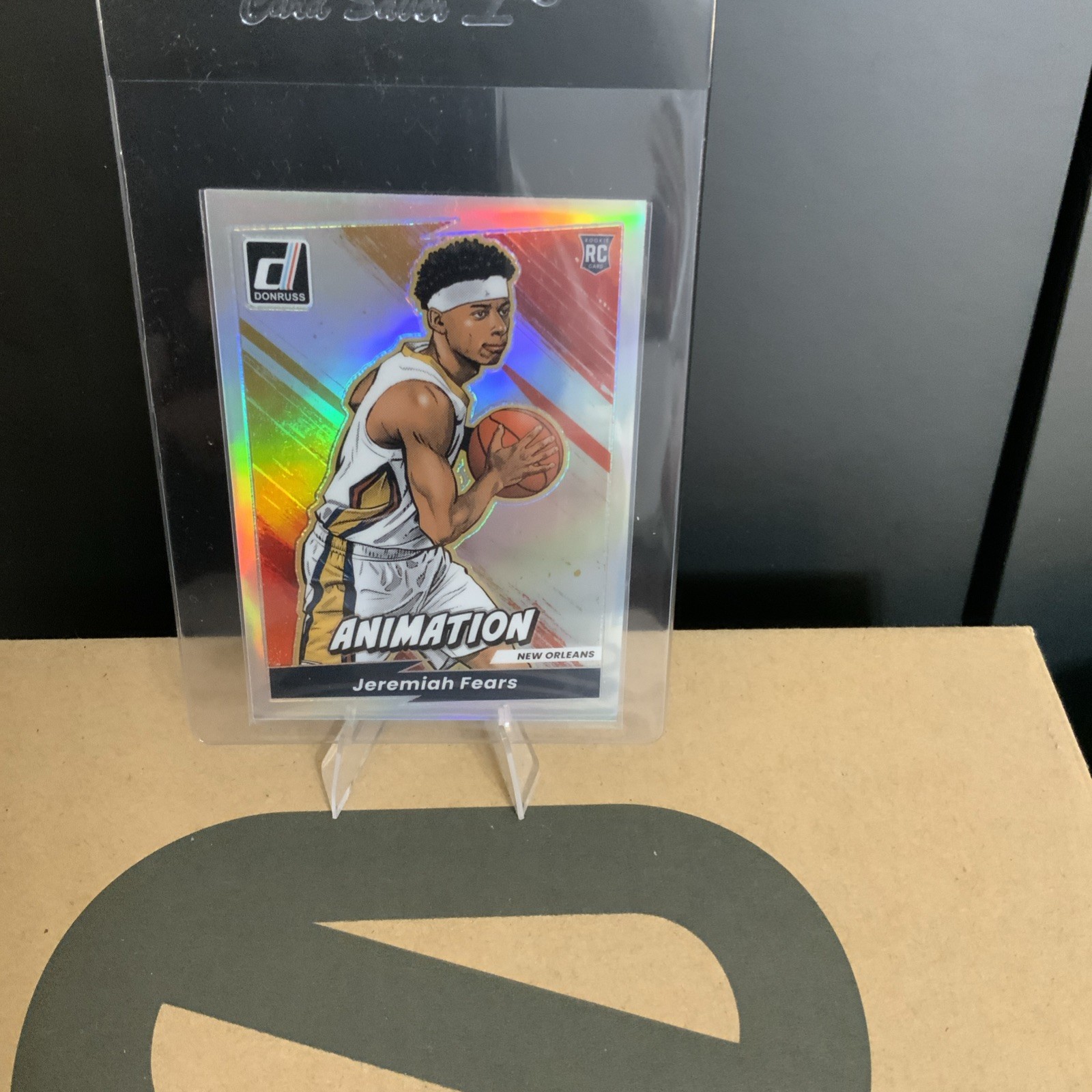 2025 Panini Donruss Animation Jeremiah Fears #8 (SSP) (RC) [Case Hit]