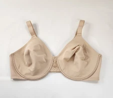 Vanity Fair Beauty Back Minimizer Bra 76080 Women’s Size 42DD Beige Underwire 