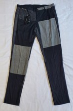 $1,395 Dolce&Gabbana Patchwork Panelled Drawstring Pant Men IT Sz 54x35 Unhemed