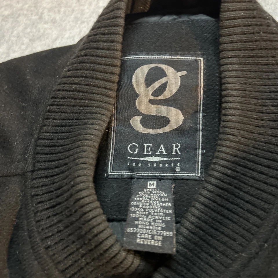 Equipamento vintage para montagem esportiva Union Purple Raiders zíper completo jaqueta Varsity - Masculina M - Imagem 3 de 3