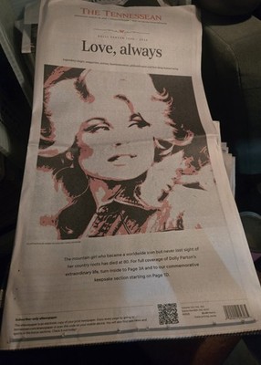 The Tennessean 08/24 (LOVE, ALWAYS) Dolly Parton Tribute 1946-2026