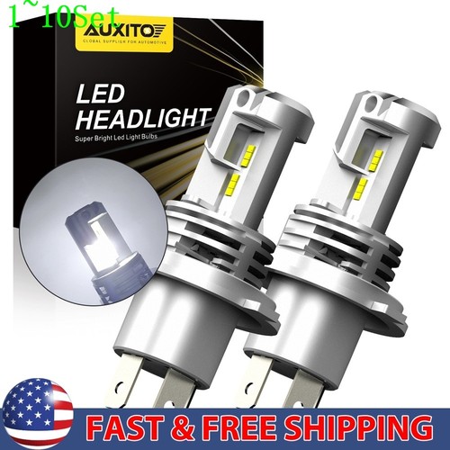 H4/9003 LED Headlight Hi/Lo Conversion Beam 6000K White Light Bulb 1-10Set