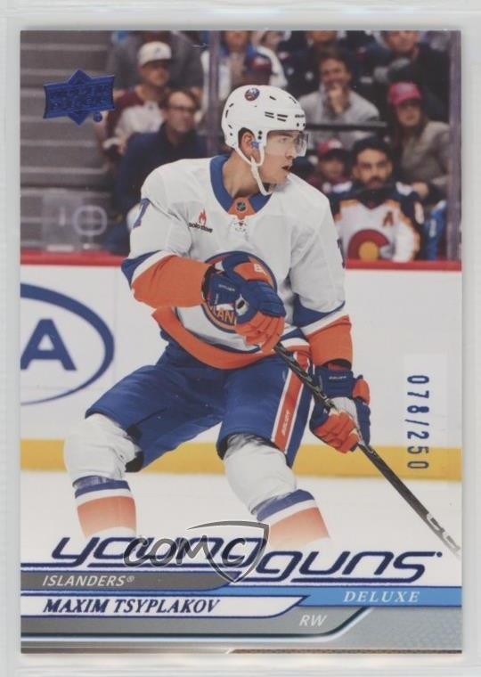 2024-25 Upper Deck Series 2 Young Guns Deluxe 78/250 Maxim Tsyplakov #463 05u8
